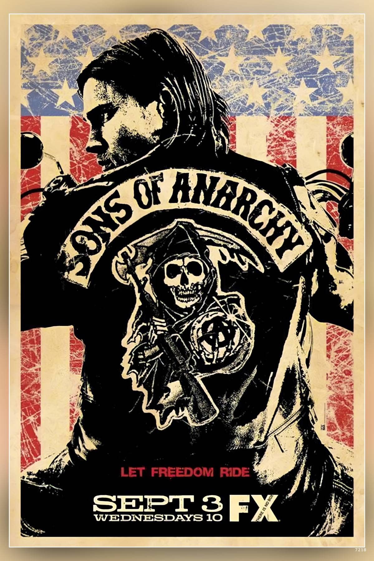 PosterHub Sons of Anarchy TV Series Poster Matte Finish Paper